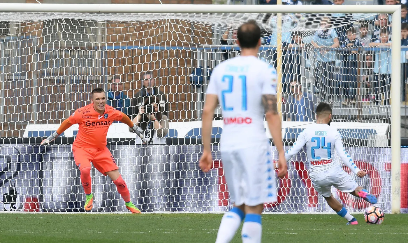 Liga włoska: Skorupski nie uchronił Empoli przed porażką z Napoli