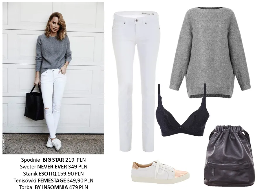 Czas powitać wiosnę! 5 STYLIZACJI z białymi spodniami