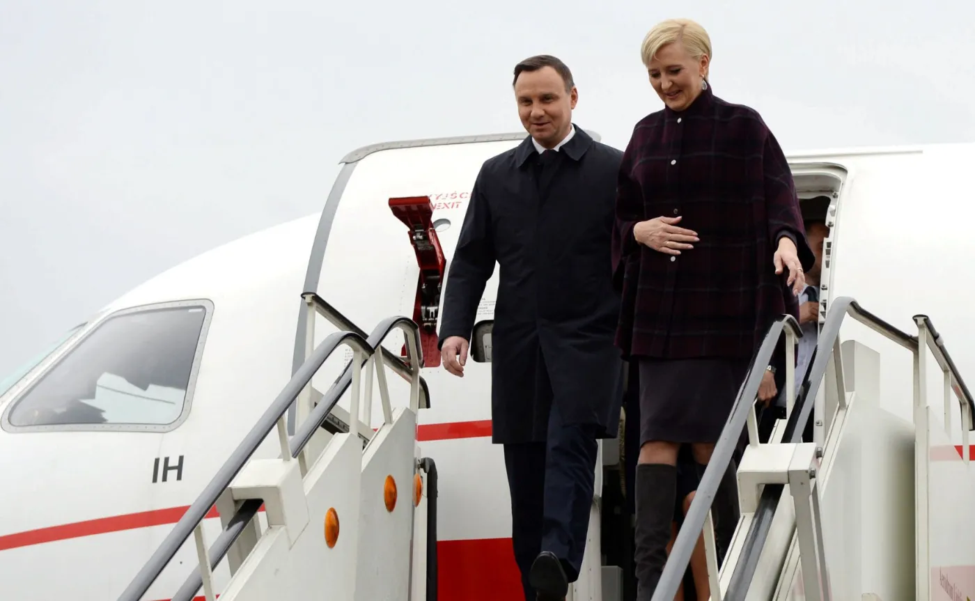 Prezydent Andrzej Duda z małżonką