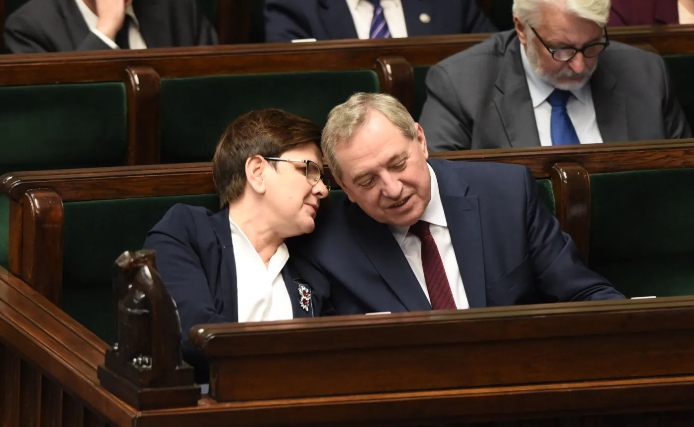 Beata Szydło i Henryk Kowalczyk