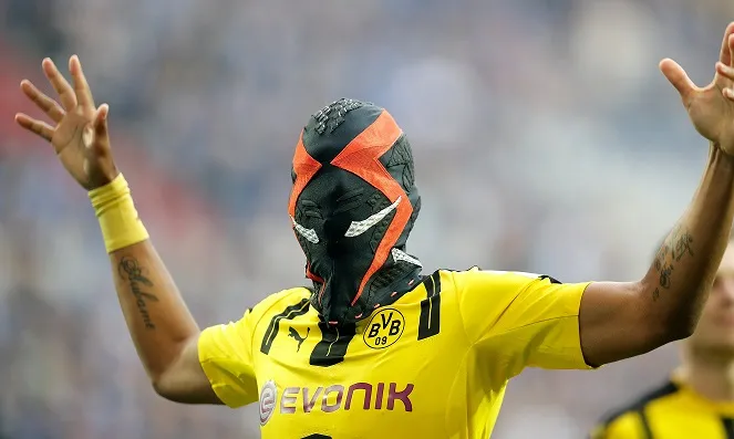 Pierre-Emerick Aubameyang przez maskę może mieć spore problemy