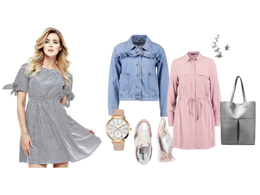 STYLIZACJE z luźnymi sukienkami