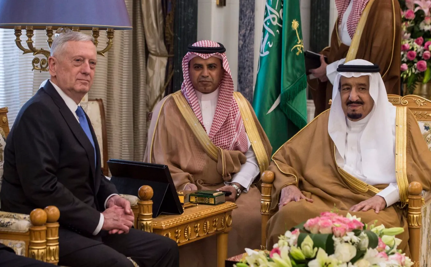 James Mattis w Arabii Saudyjskiej