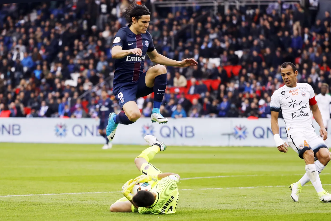 Edinson Cavani i Laurent Pionnier