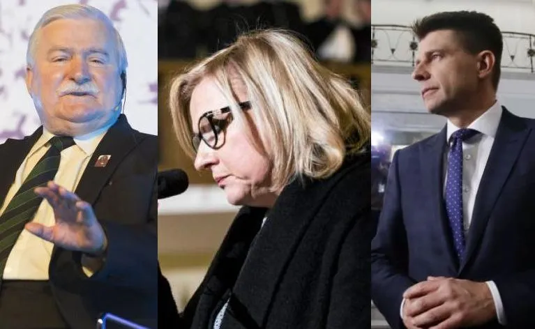 Lech Wałęsa, Beata Kempa, Ryszard Petru