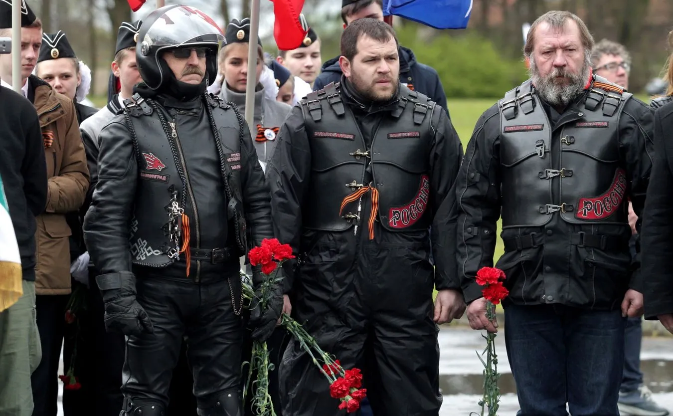 Rosyjscy motocykliści w Braniewie