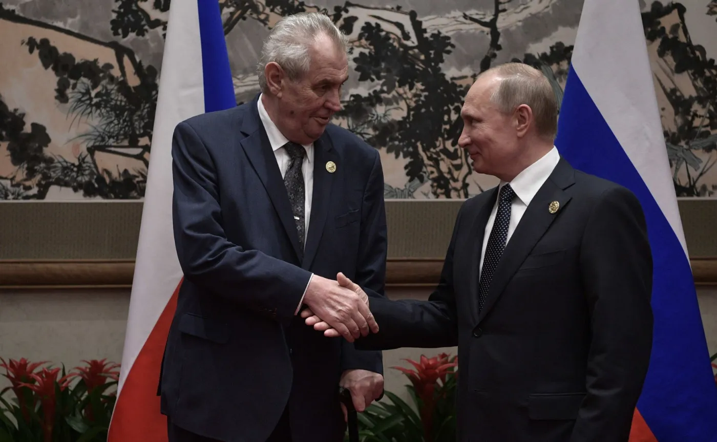Milosz Zeman i Władimir Putin