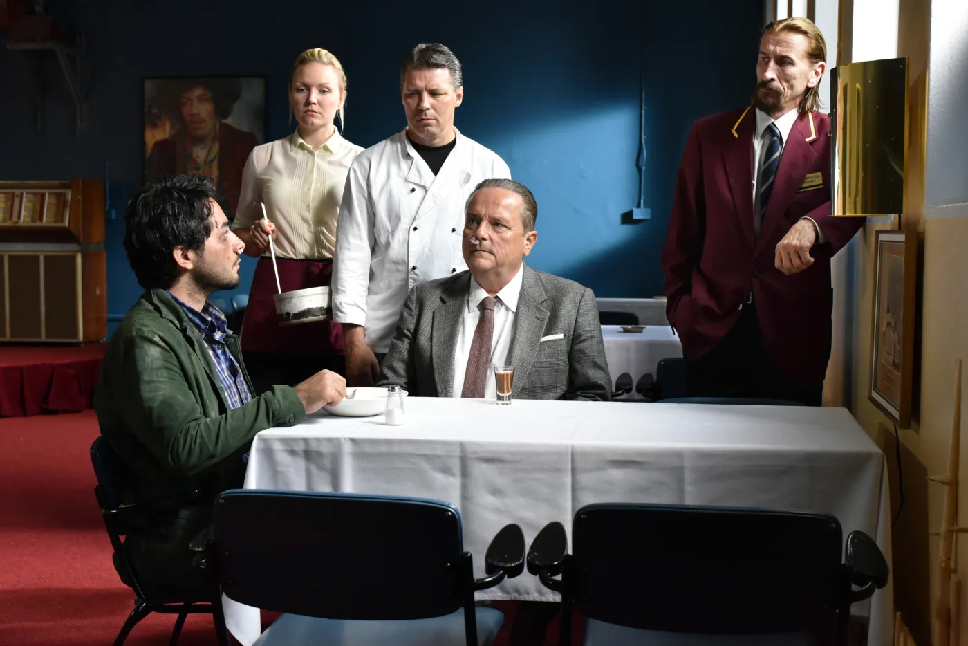 Kadr z filmu "The Other Side Of Hope". Aki Kaurismäki pokże go na Berlinale 2017