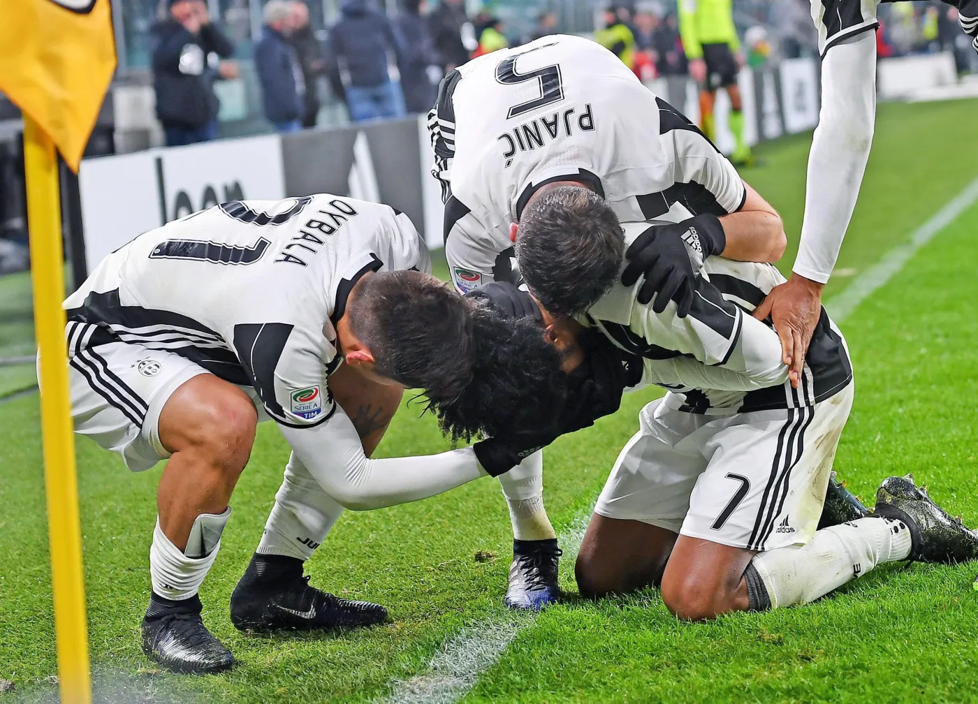 Radość piłkarzy Juventusu Turyn