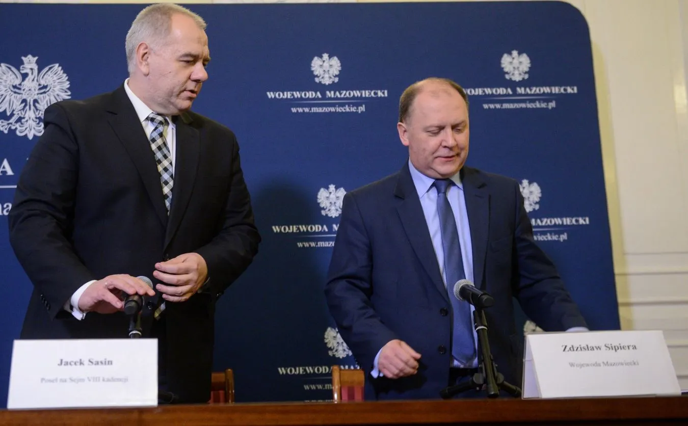 Jacek Sasin i Zdzisław Sipiera
