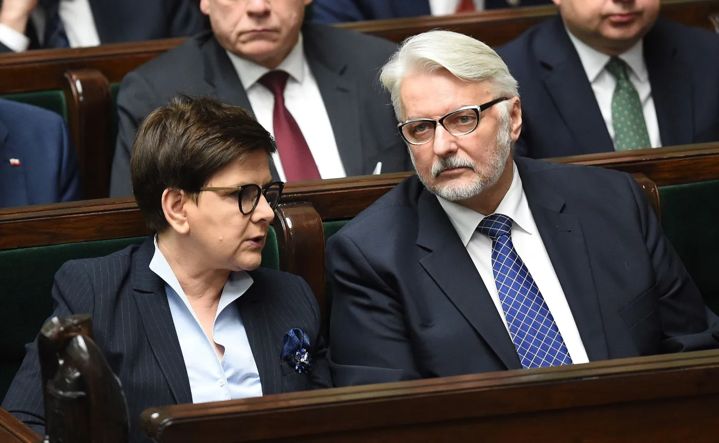 Beata Szydło i Witold Waszczykowski