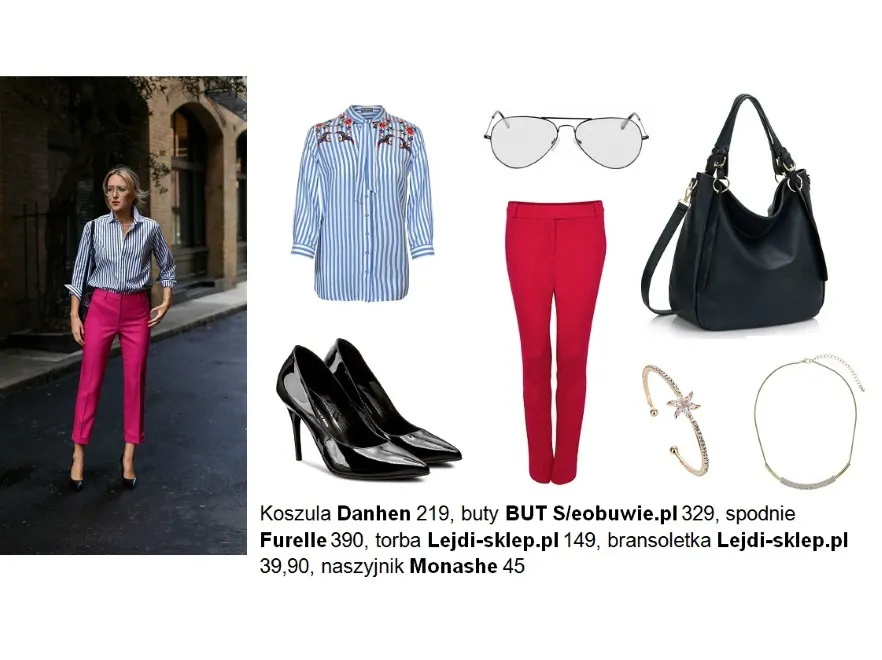 Wiosenne STYLIZACJE w kolorze fuksji