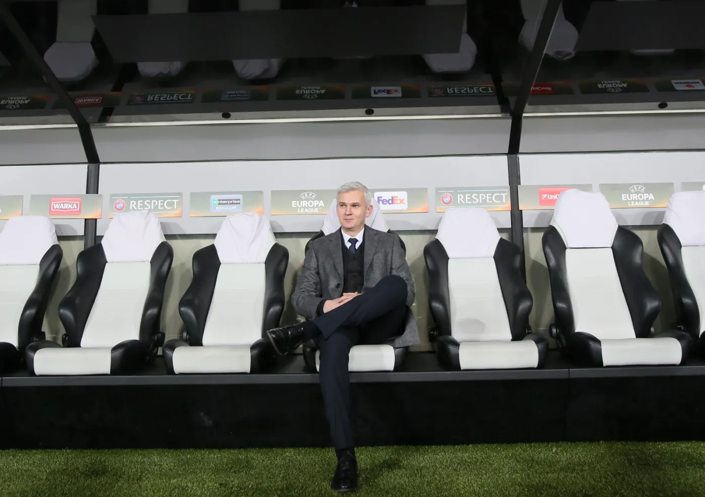 Trener Legii Warszawa Jacek Magiera