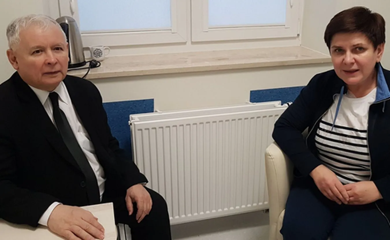 Jarosław Kaczyński i Beata Szydło