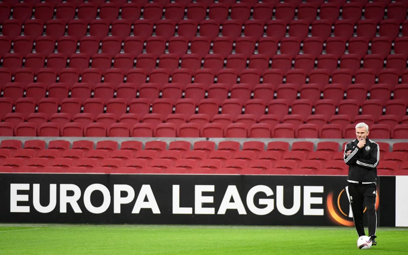 Trener Legii Warszawa Jacek Magiera