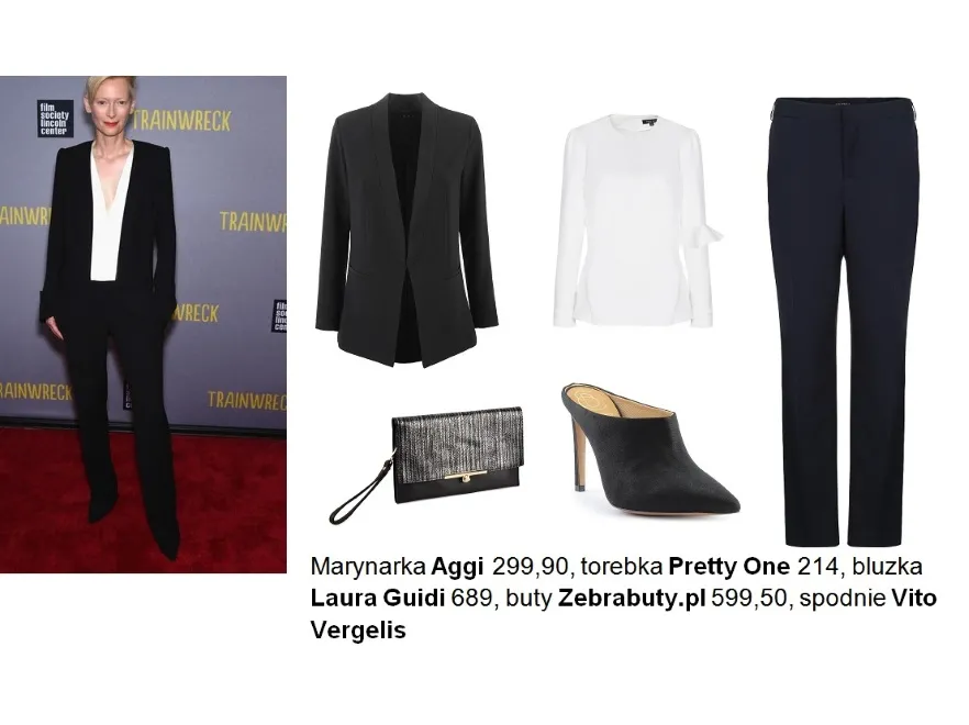 STYLIZACJE inspirowane królową modowego minimalizmu Tildą Swinton