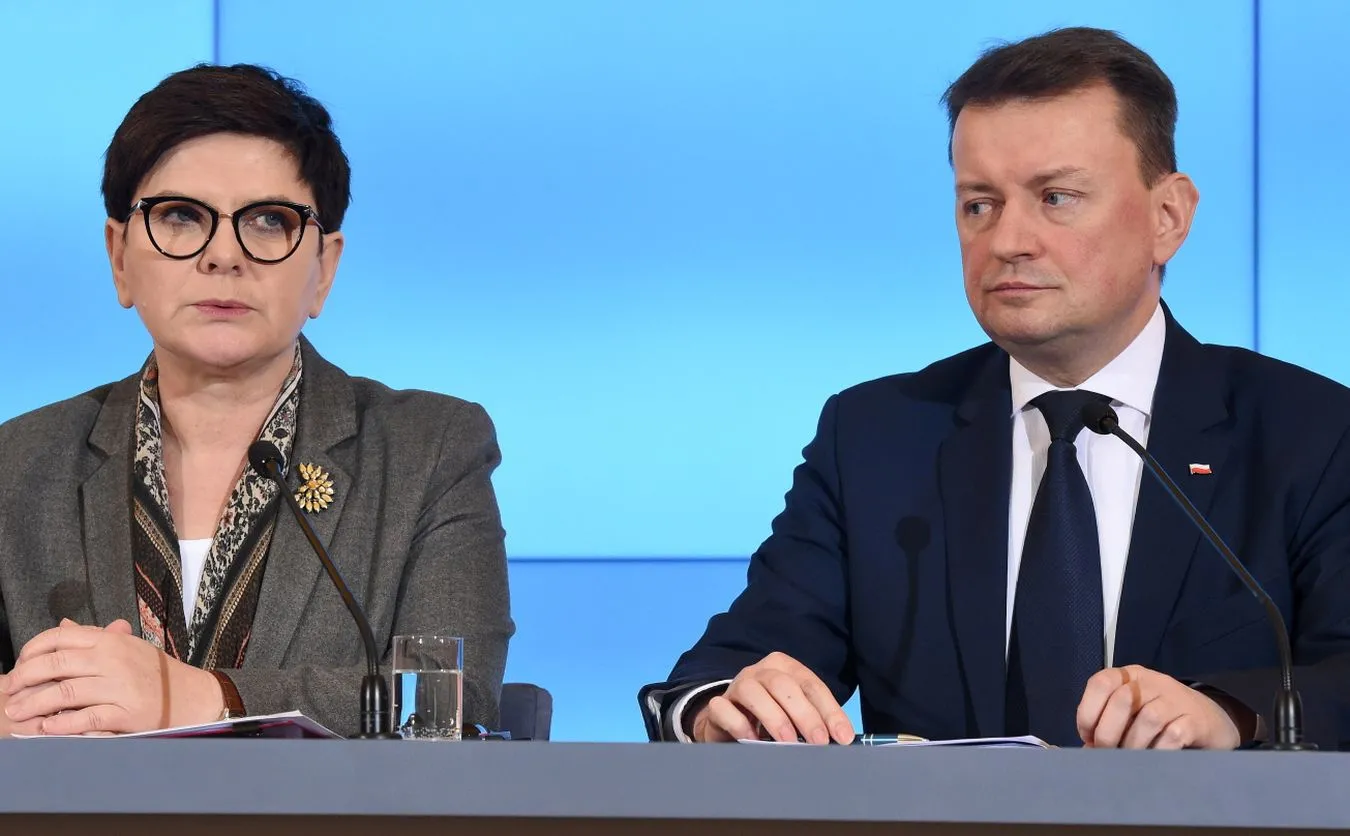 Beata Szydło i Mariusz Błaszczak