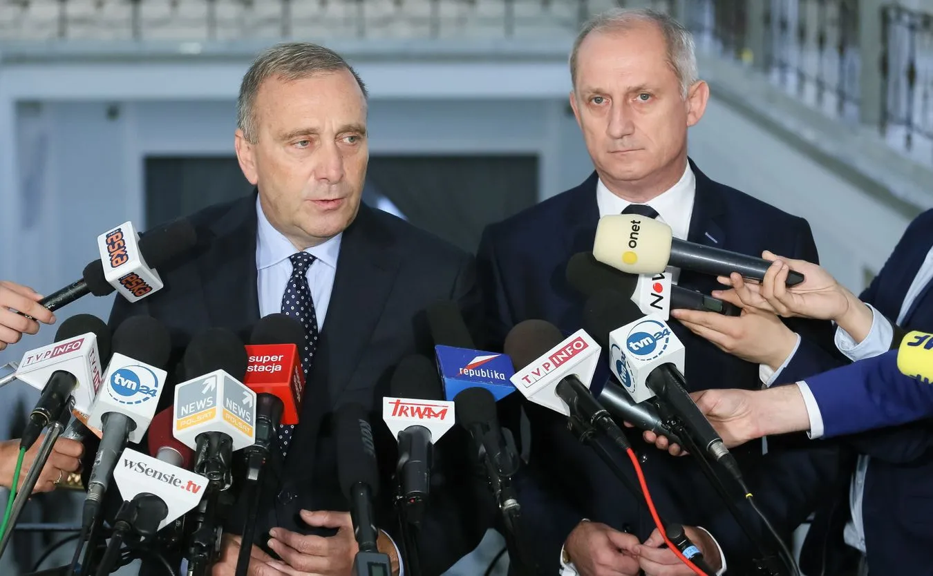 Grzegorz Schetyna i Sławomir Neumann