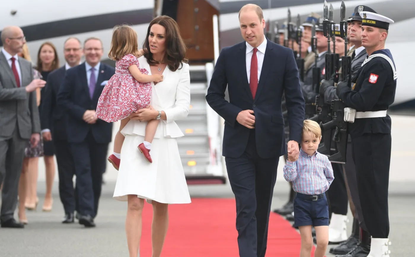 Książę William i księżna Kate z dziećmi