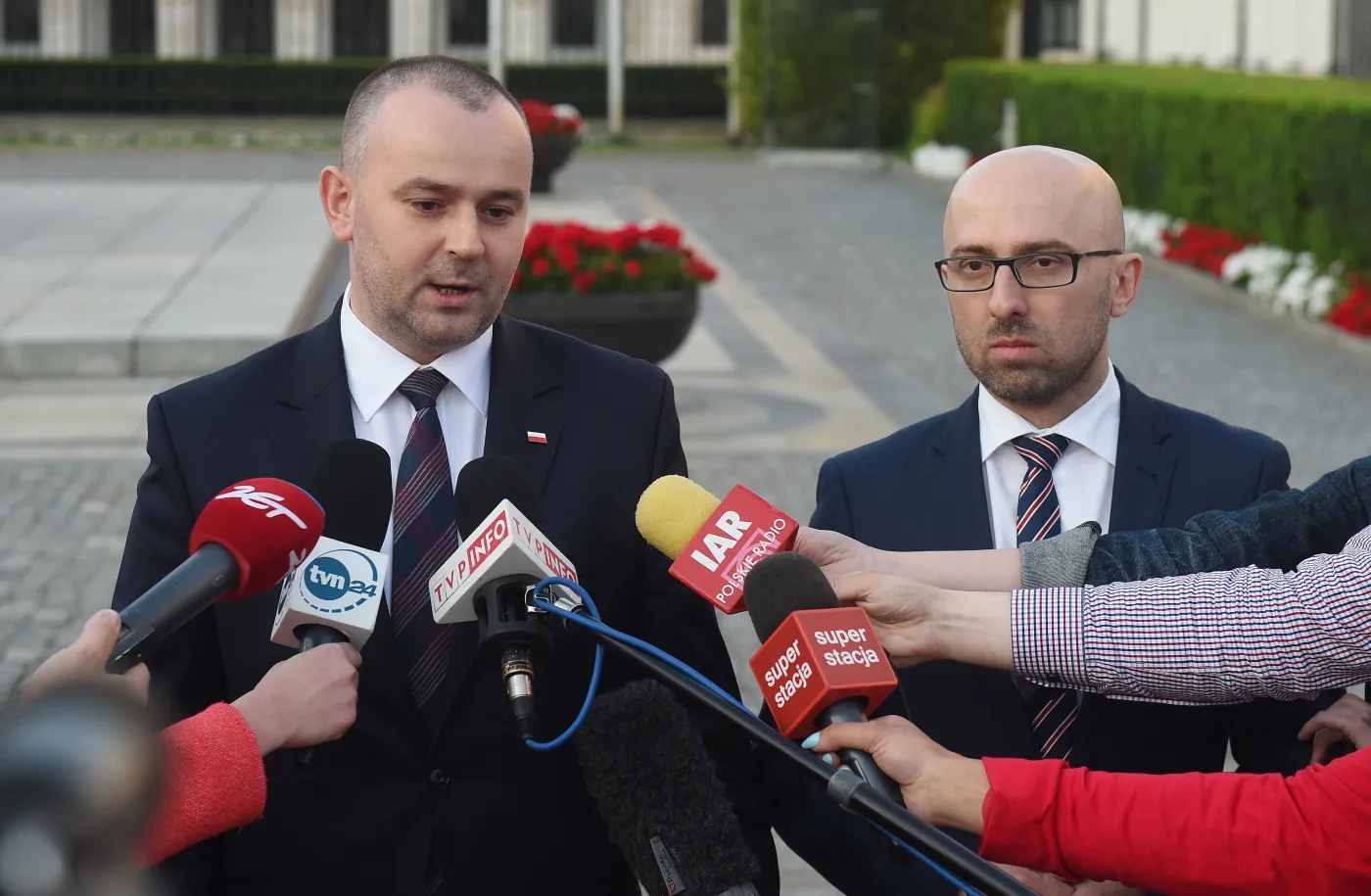 Paweł Mucha i Krzysztof Łapiński