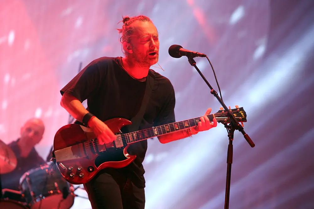 Radiohead na Open'er 2017; fot. Joanna Combik