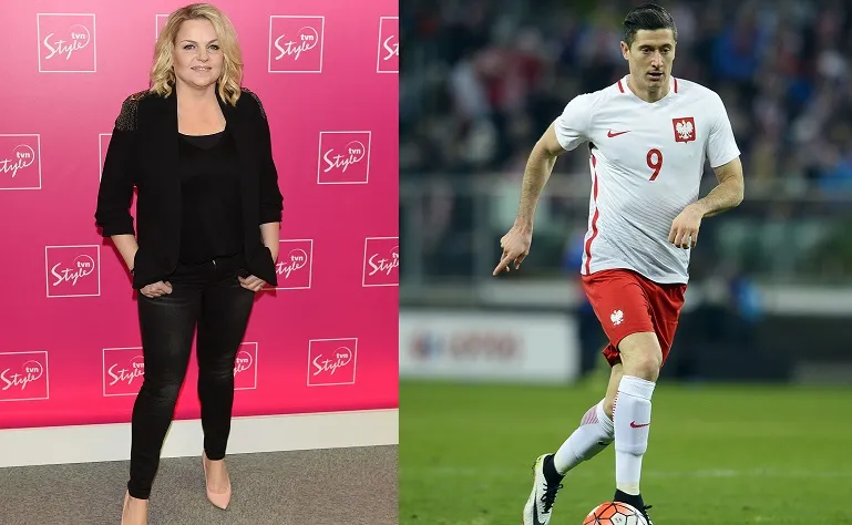 Katarzyna Bosacka i Robert Lewandowski