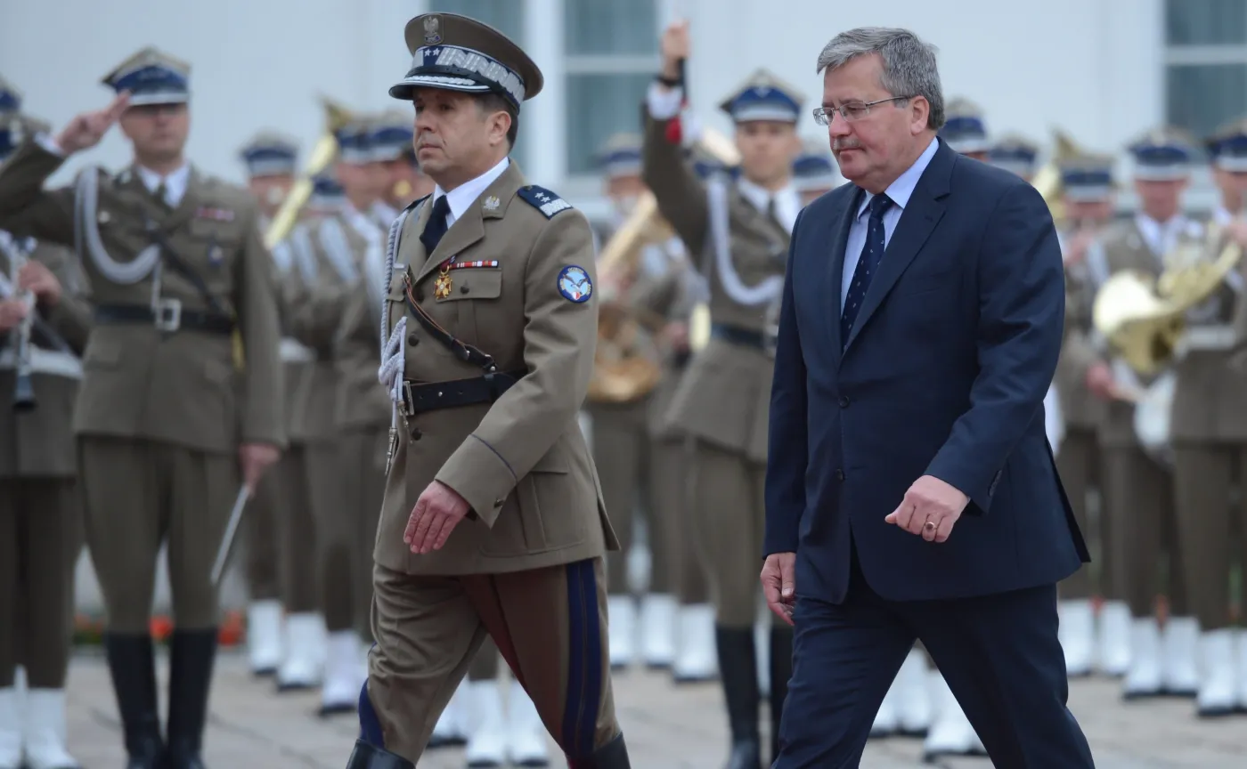 Marian Janicki i Bronisław Komorowski