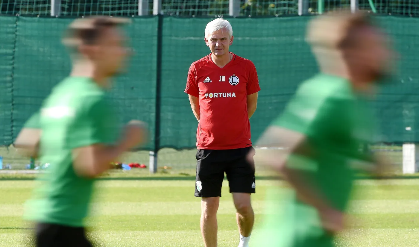 Trener Legii Warszawa Jacek Magiera