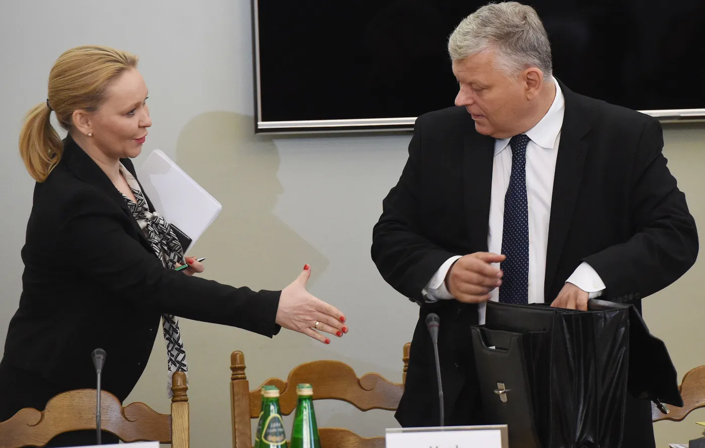 Andżelika Możdżanowska i Marek Suski