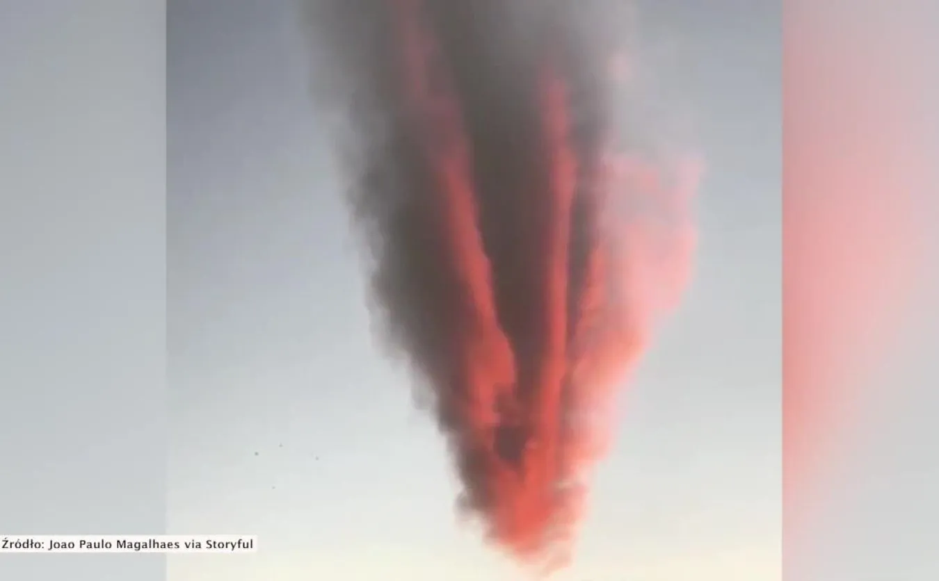 Dziwny obłok na niebie w Brazylii