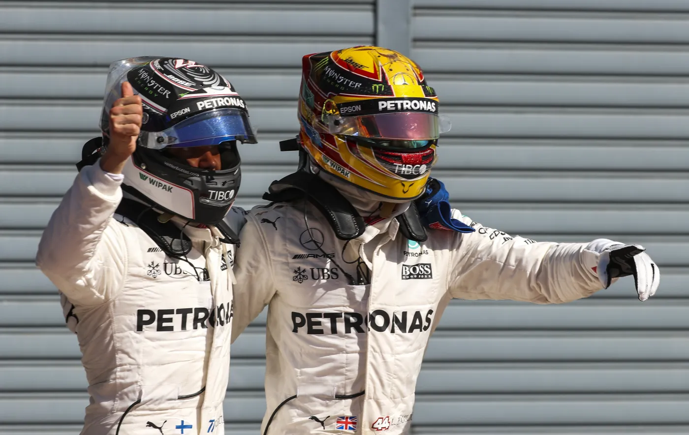 Lewis Hamilton i Valtteri Bottas