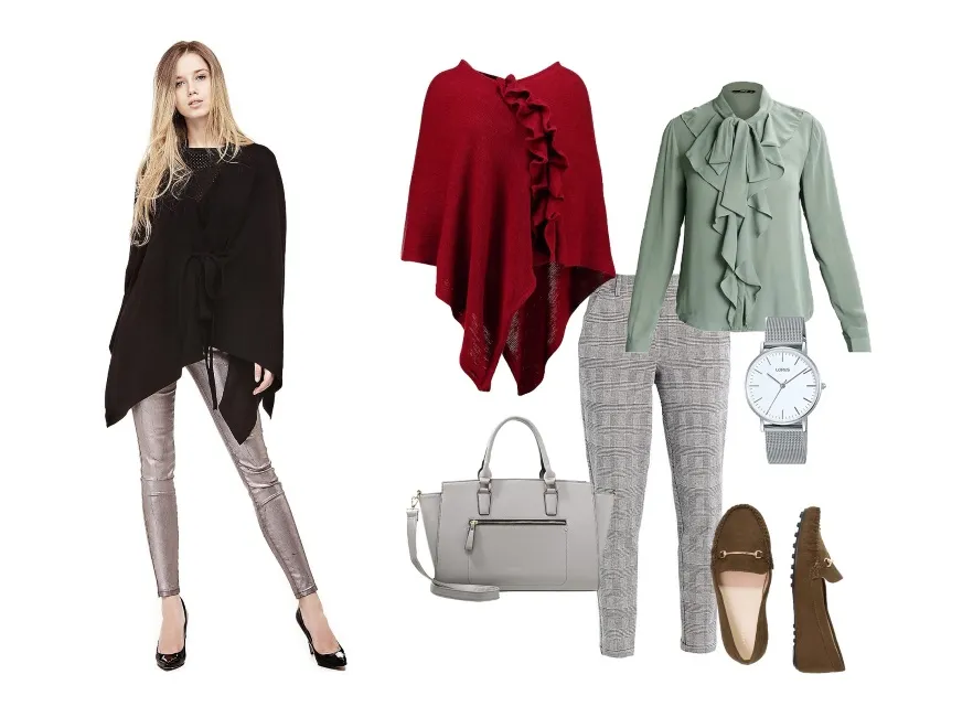 Modne i praktyczne: ponczo w roli głównej. STYLIZACJE