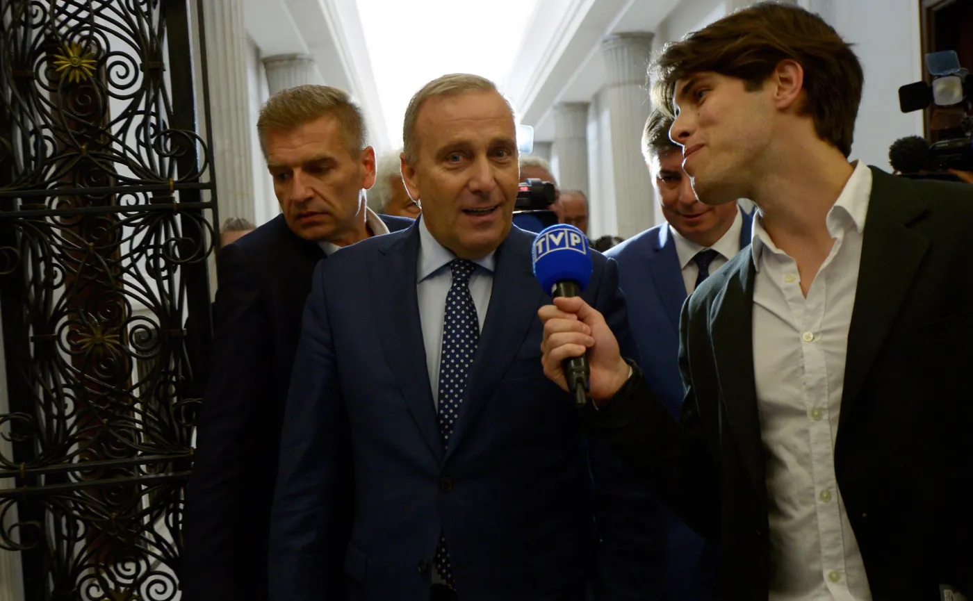 Filip Styczyński i Grzegorz Schetyna