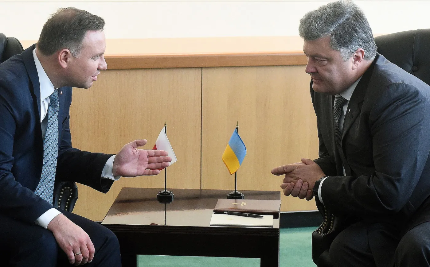 Andrzej Duda i Petro Poroszenko