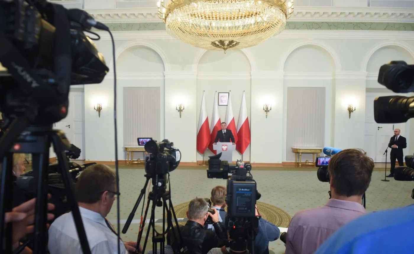 Prezydent Duda ogłasza projekty ustaw