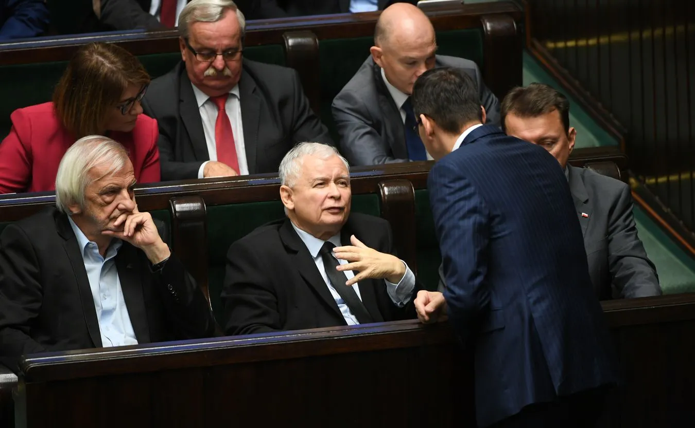 Ryszard Terlecki i Jarosław Kaczyński