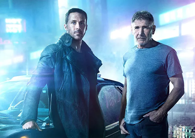 Ryan Gosling oraz Harrison Ford w filmie "Blade Runner 2049"