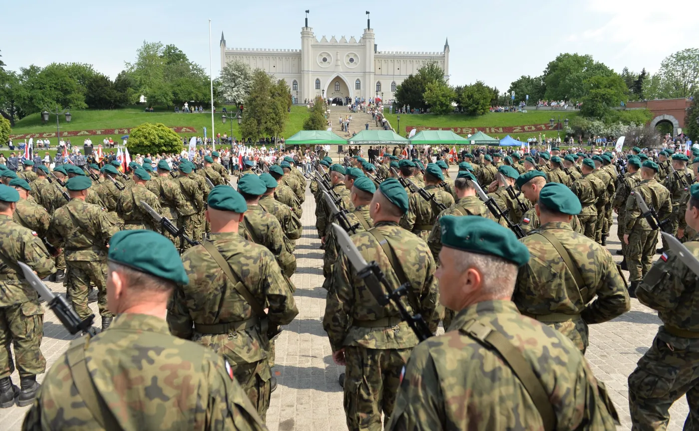 Przysięga żołnierzy Wojsk Obrony Terytorialnej