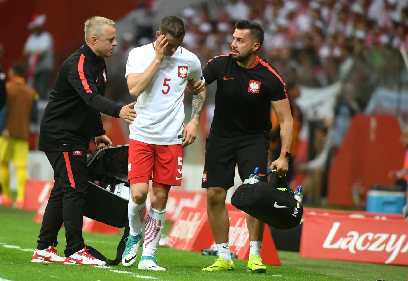 El. MŚ 2018: Mączyński doznał wstrząśnienia mózgu. "Wszystko jest na miejscu, zgasło tylko światło na chwilę"