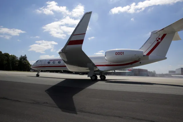 "Książę Poniatowski" wylądował w Warszawie. Tak wygląda nowy Gulfstream, samolot dla VIP-ów [ZDJĘCIA]
