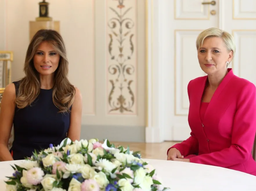 Melania Trump; Agata Kornhauser-Duda