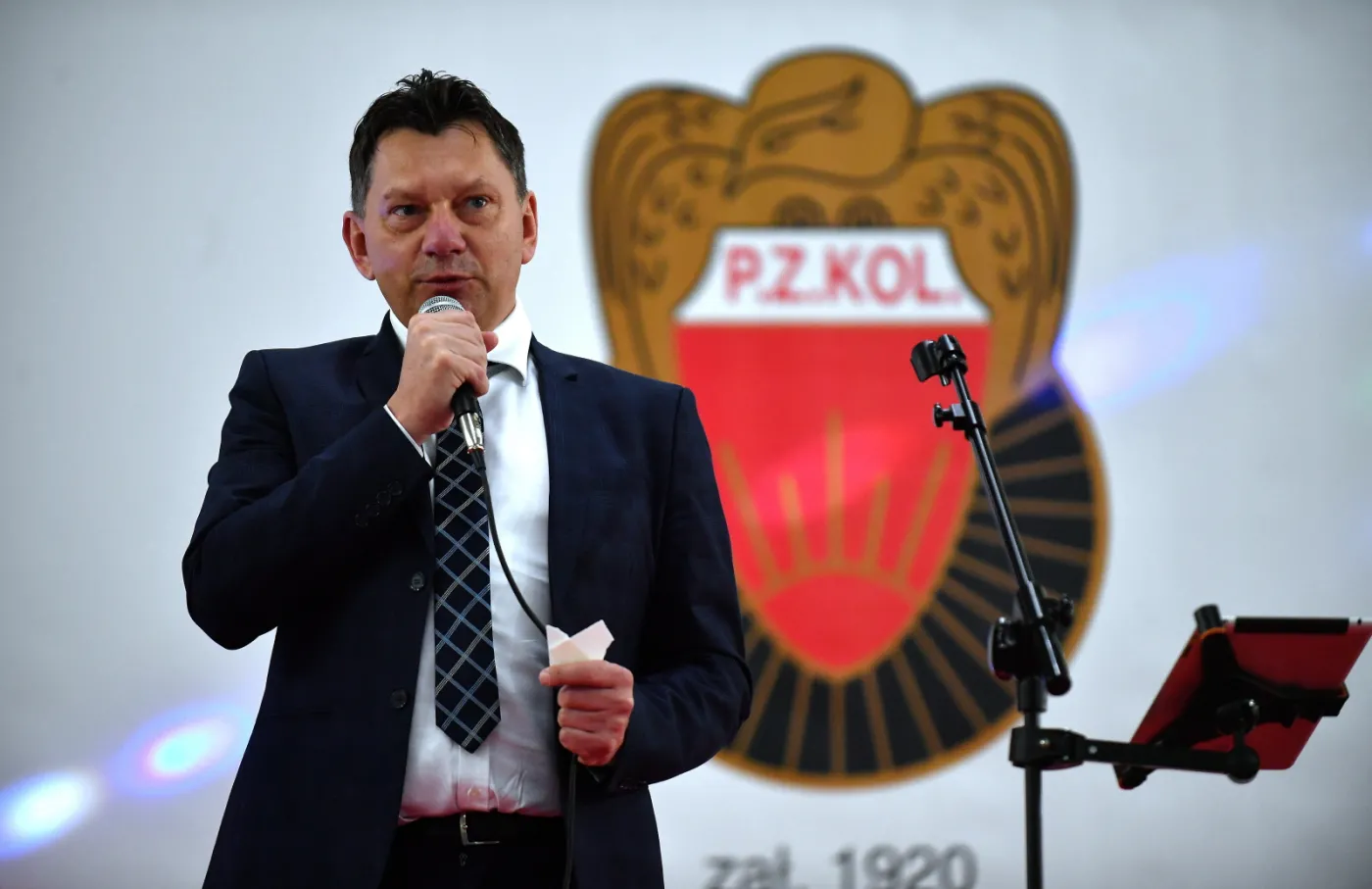 Prezes PZKol Dariusz Banaszek