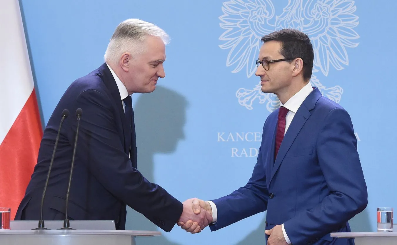 Jarosław Gowin i Mateusz Morawiecki