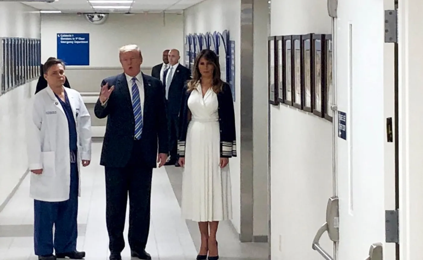 Donald Trump w szpitalu na Florydzie