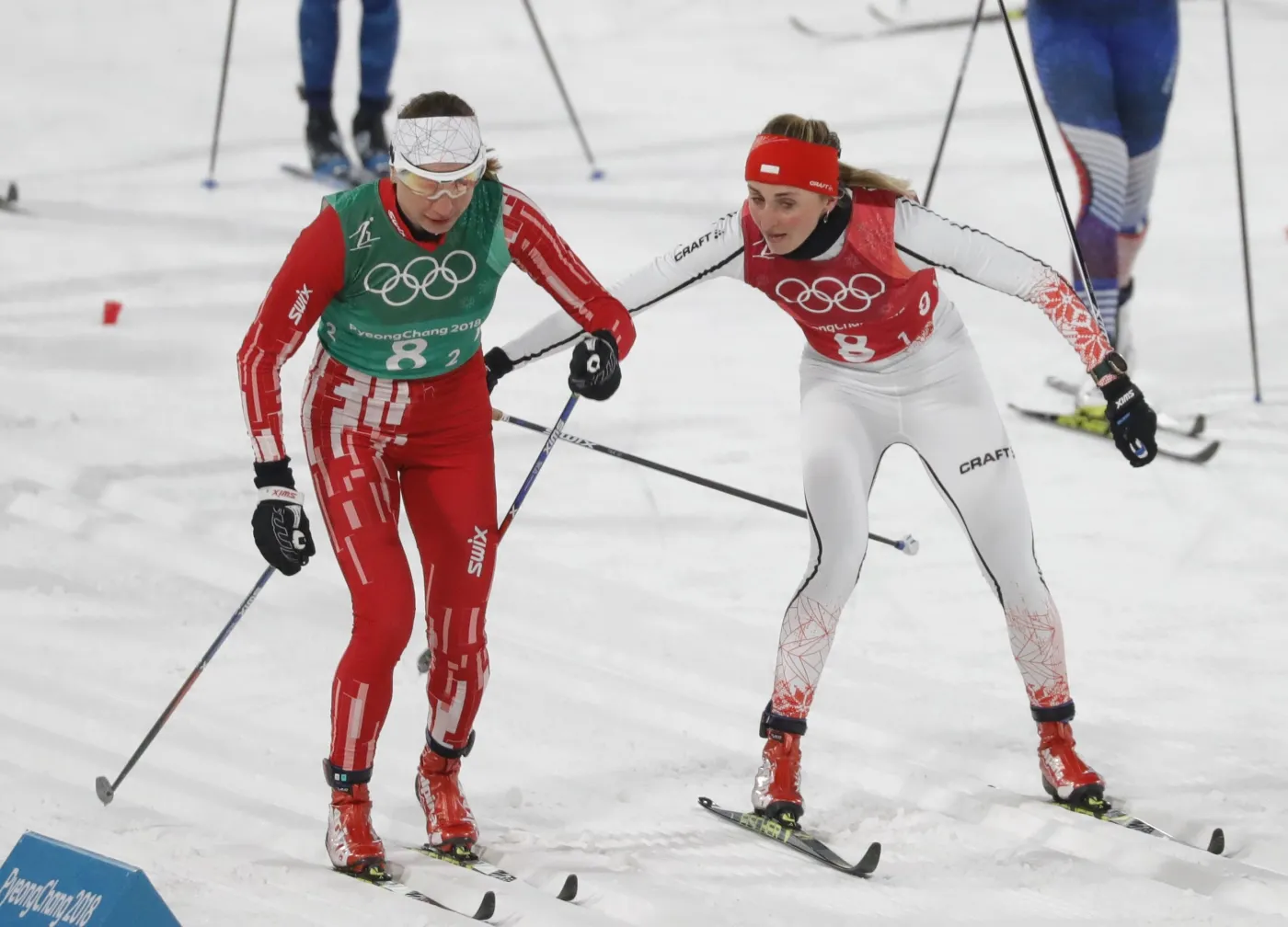 Ewelina Marcisz i Justyna Kowalczyk