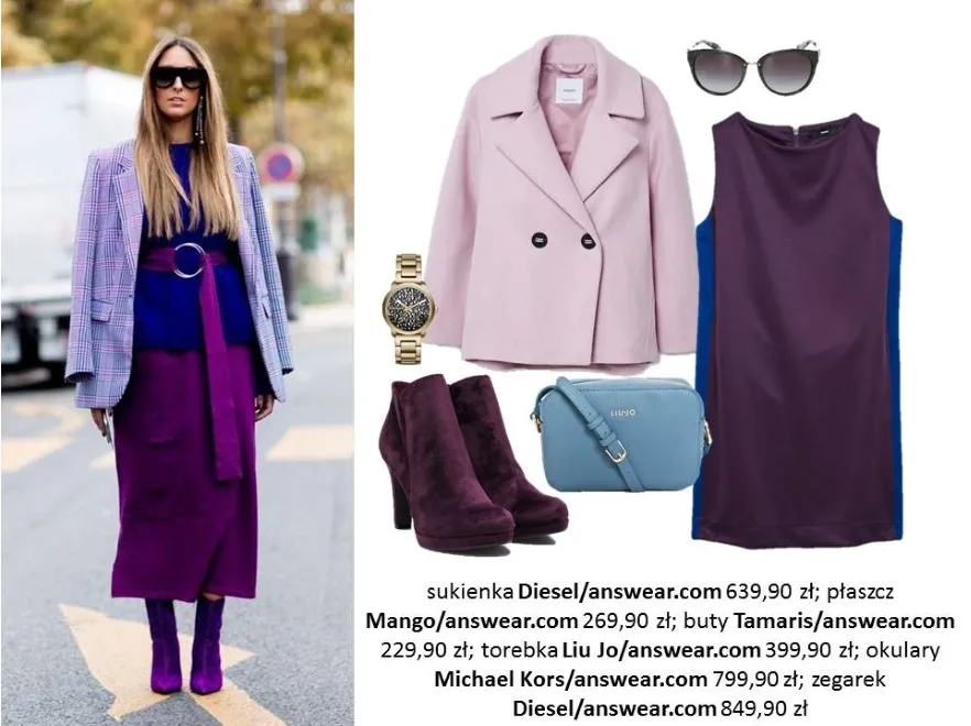 Wyraź się w kolorze. Wiosenne STYLIZACJE z supermodnym ultrafioletem