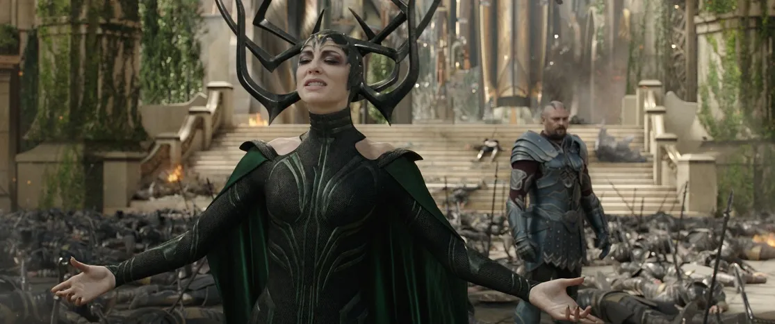Cate Blanchett w produkcji "Thor: Ragnarok"