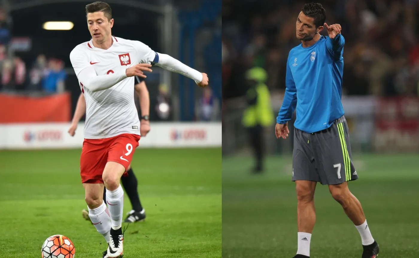 Robert Lewandowski i Cristiano Ronaldo