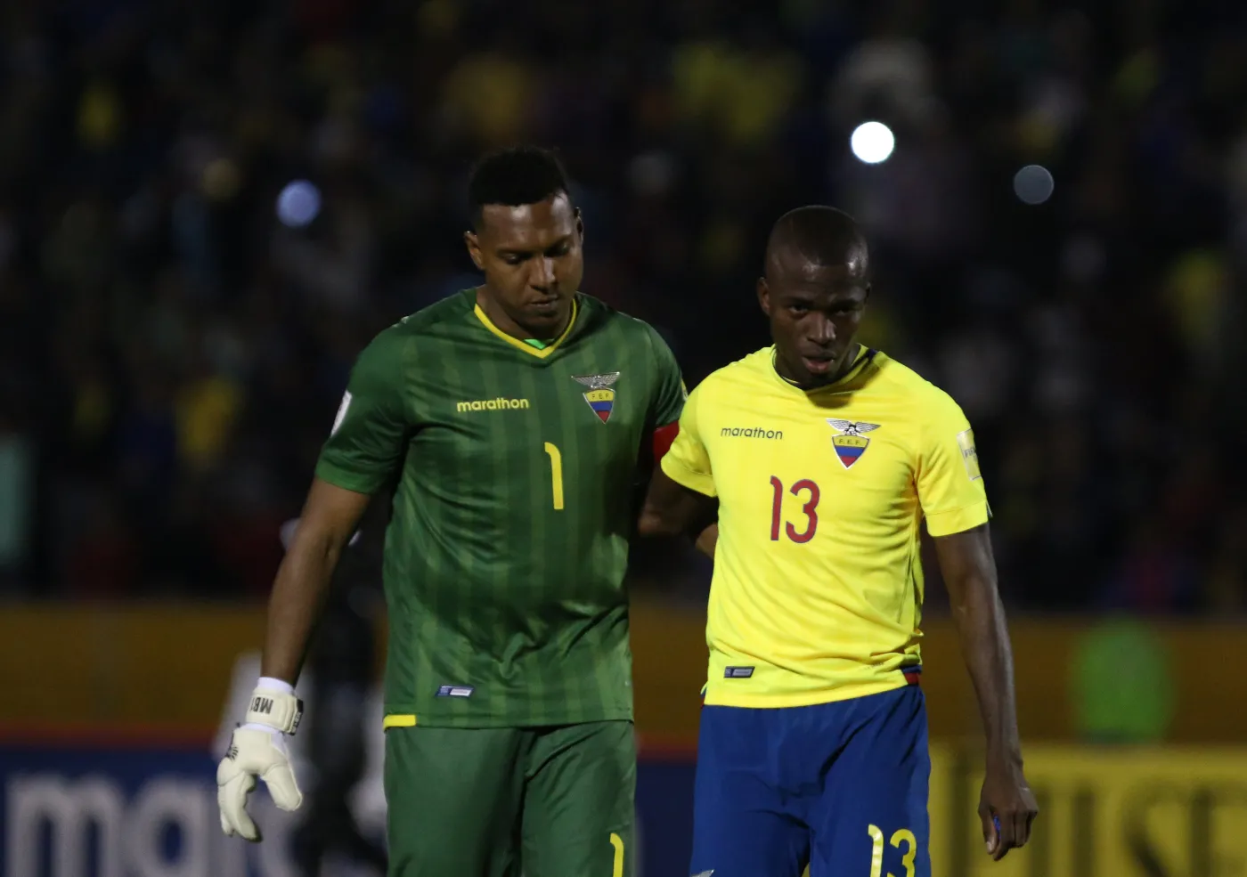 Maximo Banguera i Enner Valencia