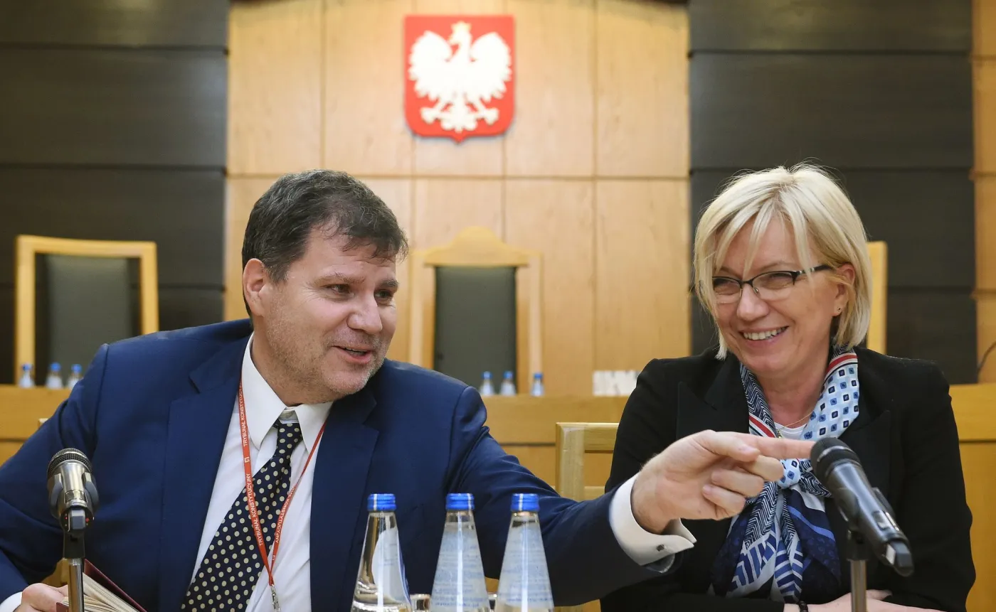 Mariusz Muszyński i Julia Przyłębska